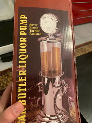 Drink dispenser with pump unused