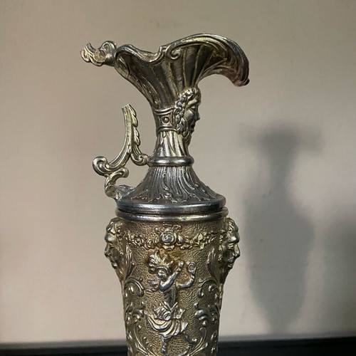 Amphora used bronze/brass 23cm 60s
