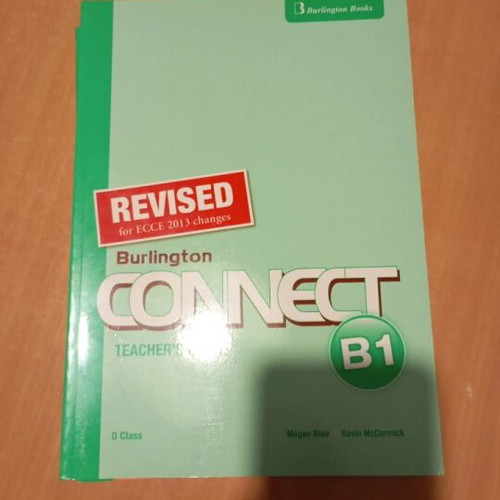 Connect B1 English books like new, Teacher's books