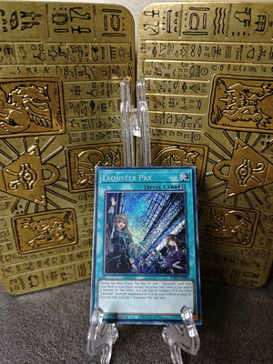 Exosister Pax Secret Rare 1st Edition YuGiOh Κάρτα σαν καινούργιο