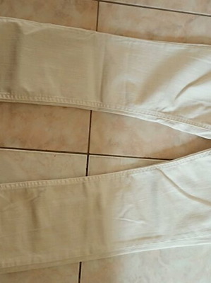 Zara basic off white women's pants like new