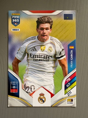 Fran Garcia Real Madrid RMA4 Panini FIFA Adrenalyn 365 2025-26 like new