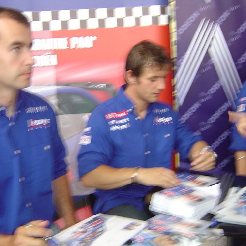 Sebastien Loeb Autograph Rally Acropolis 2006 like new