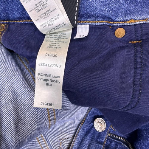 7 For All Mankind jeans used, blue denim, sizes M and L