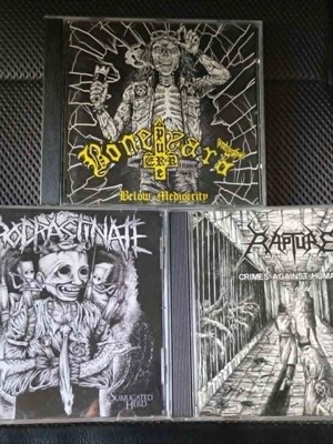 Death Thrash και Crust Punk CD πακέτο περιορισμένες αριθμημένες εκδόσεις, σαν καινούργιο