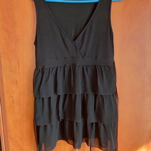 Intimissimi sleeveless blouse used, black, size L