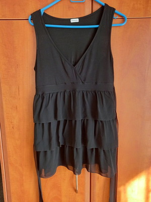 Intimissimi sleeveless blouse used, black, size L