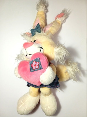 Plush bunny doll children's toy
