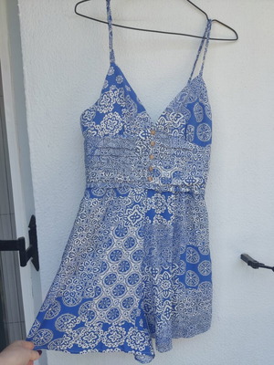 Zara playsuit boho chic floral paisley, new without tag