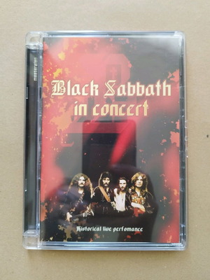 Black Sabbath in Concert DVD like new, rare collectible live 1970