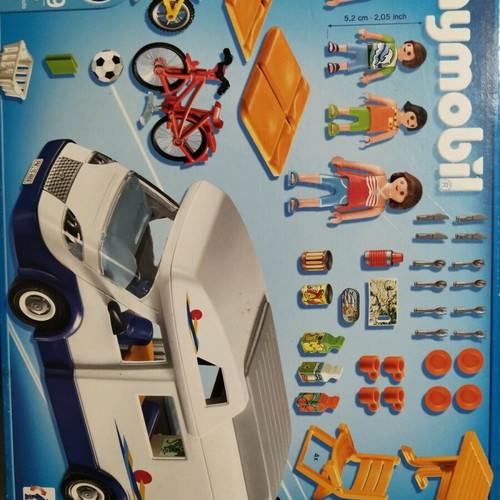 Playmobil camper used with all contents