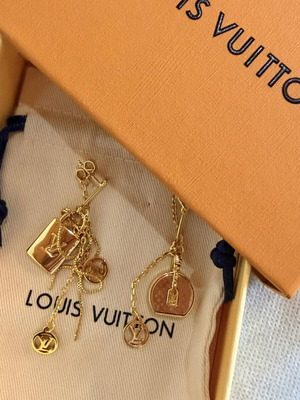 Louis Vuitton stainless steel earrings, rare sold out design