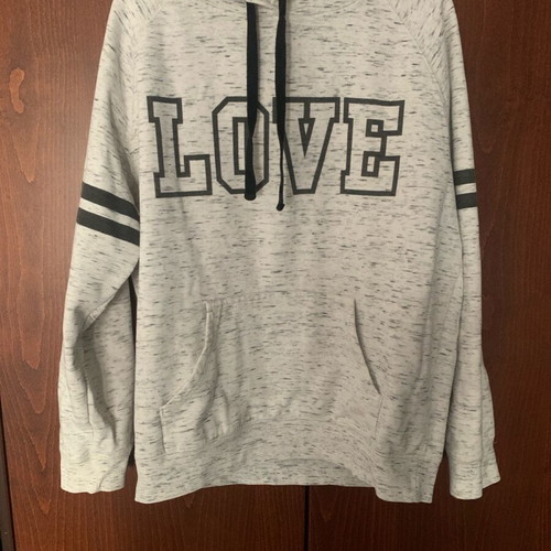 Hooded sweatshirt used, gray, size S