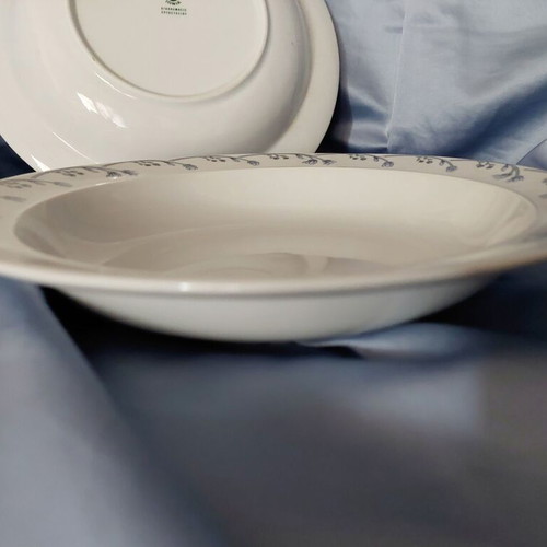 Vintage plates used, Ionian porcelain set of 2