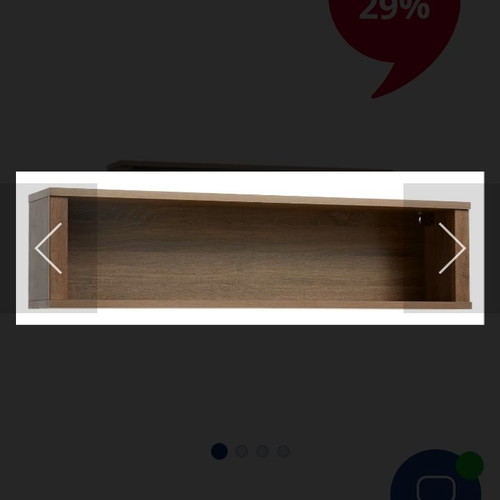 JYSK Vedde wall shelf 131x25 wild oak new