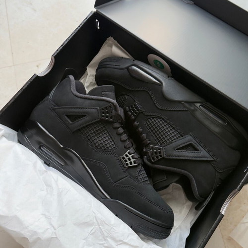 Jordan 4 Retro Black Cat new, size 46