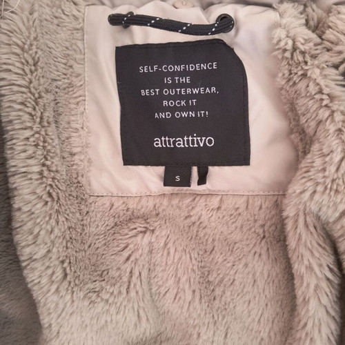 Attrattivo women's jacket used size S beige with wear