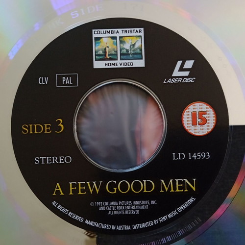 LaserDisc A Few Good Men 1992 like new, drama
