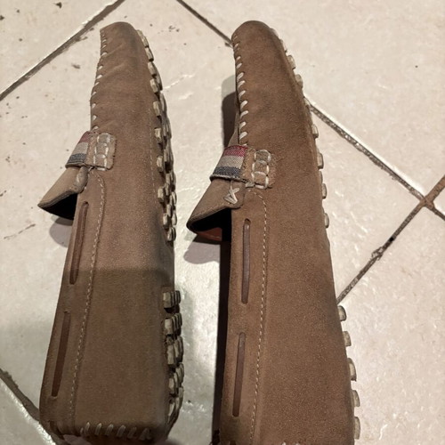 Zara men's loafers size 41 like new, beige