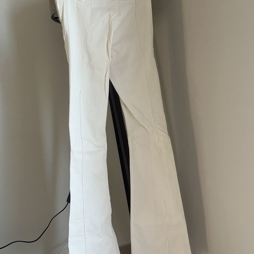 Bershka Cream Flared Pants like new, size 32