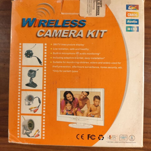 Wireless Camera Kit 2.4GHz security system like new