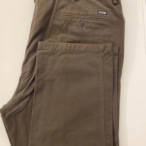 Men's brown pants used, large size 3XL