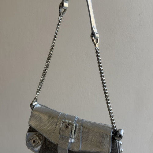 Dolce & Gabbana evening shoulder bag silver like new