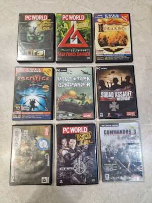 PC games like new, collection from magazines