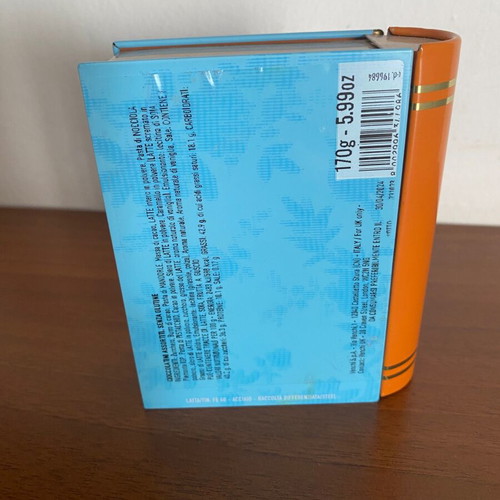 Venchi collectible metal box like new, book-shaped small