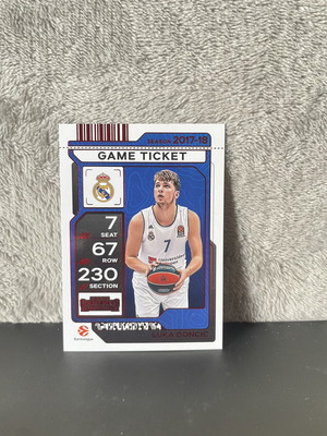 Luka Doncic Game Ticket Red Contenders 2025/26 Euroleague Panini like new