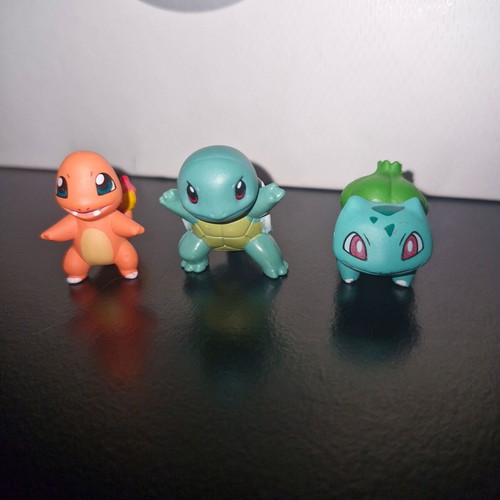 Pokemon Kanto Starters figures set of 3 new
