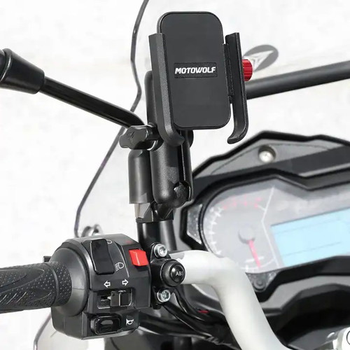 Motowolf aluminum phone holder new