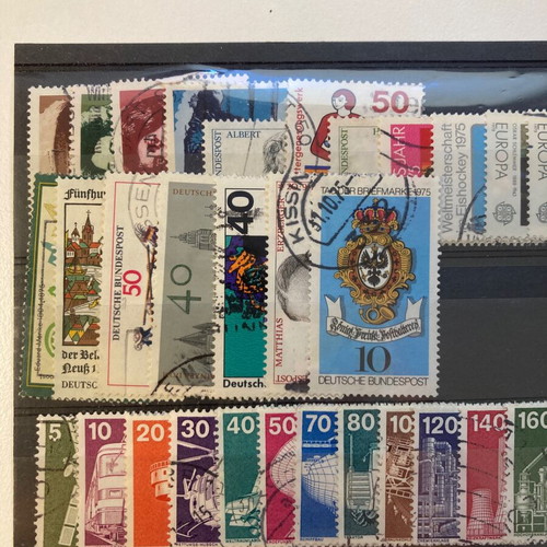 German used stamps complete series 1975