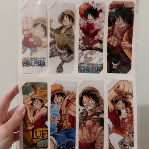 One Piece Anime Bookmark Set new in packaging