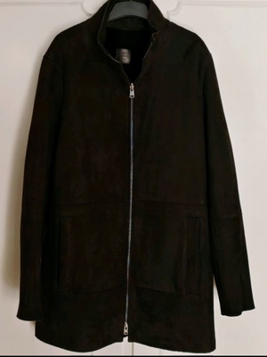 All Saints London Hayward Shearling Men's Coat like new, black