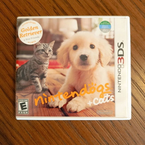 Nintendogs+cats game for Nintendo 3DS like new (USA Region)