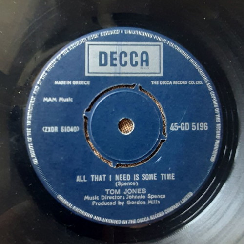 Tom Jones The Young New Mexican Puppeteer 7" single μεταχειρισμένο, pop