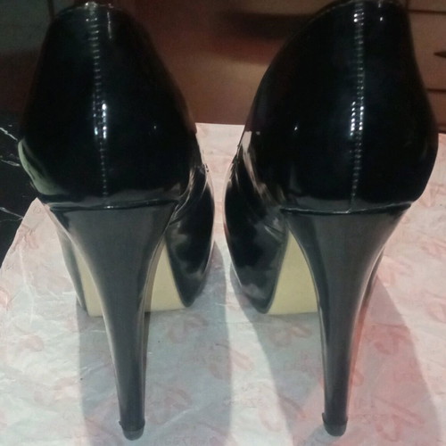 Migato pumps new, black patent leather, size 38, 13 cm heel