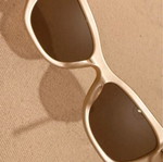 Hawkers sunglasses like new, beige and brown lenses