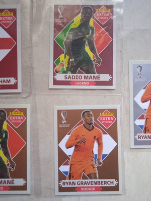 Panini World Cup Qatar 2022 Extra Stickers καινούργια, πακέτο 7 τεμαχίων