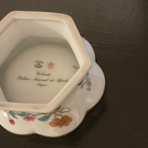 Vista Alegre Portugal vintage porcelain salt cellars, set of 2