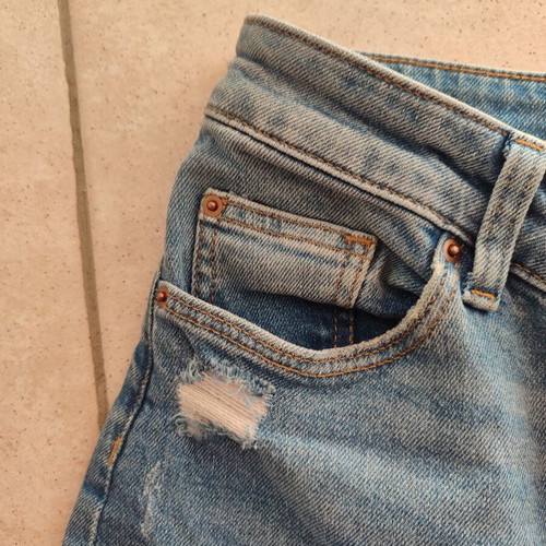 Skinny jeans H&M used, high waist, blue, size M 38 10