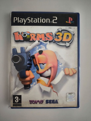 Worms 3D PS2 game for PlayStation 2 used