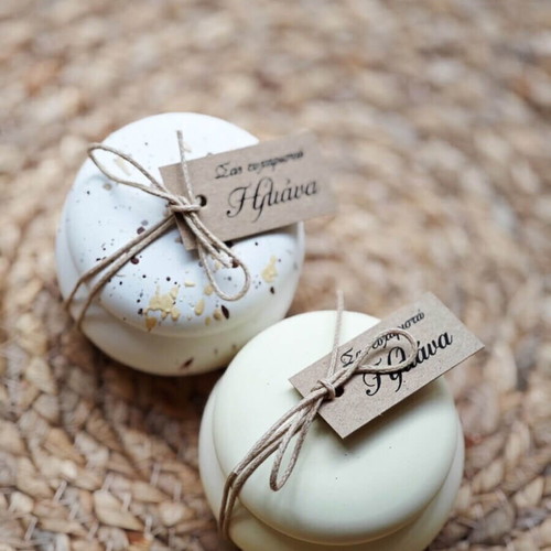 Macaron bonbonniere made of artistic plaster new