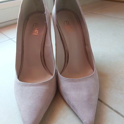 Estil pumps used, nude color, 10 cm heel, size 37