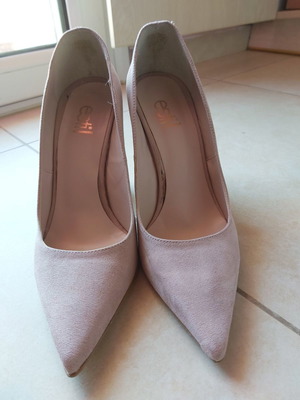 Estil pumps used, nude color, 10 cm heel, size 37