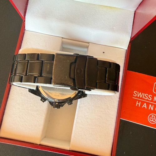 Swiss Military Navigator 40mm watch like new with box and papers