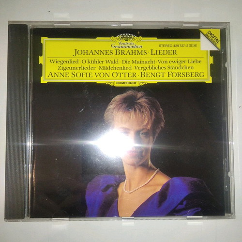 Johannes Brahms Lieder CD used, classical music