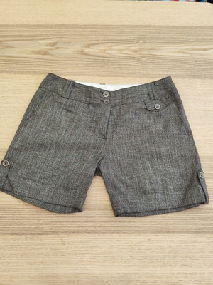 Vintage Y2K tailored σορτς γκρι tweed, σαν καινούργιο