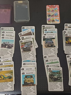 ΥΠΕΡΑΤΟΥ Off Road Stars card game like new, missing cover